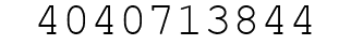 Number 4040713844.