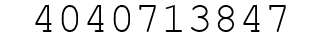 Number 4040713847.