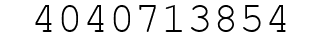 Number 4040713854.