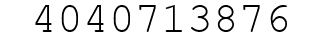 Number 4040713876.