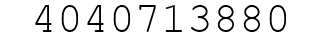 Number 4040713880.