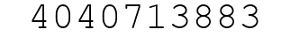 Number 4040713883.