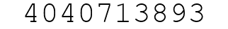 Number 4040713893.