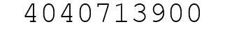 Number 4040713900.