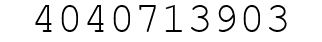 Number 4040713903.