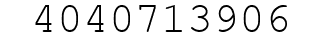 Number 4040713906.