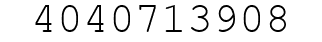 Number 4040713908.