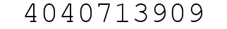 Number 4040713909.