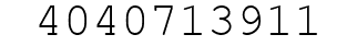 Number 4040713911.