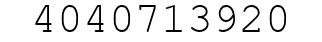 Number 4040713920.
