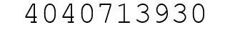 Number 4040713930.