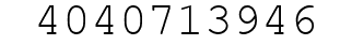 Number 4040713946.