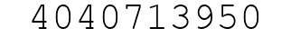 Number 4040713950.