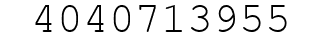 Number 4040713955.