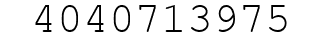 Number 4040713975.