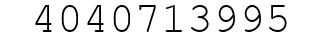 Number 4040713995.