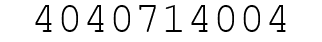 Number 4040714004.