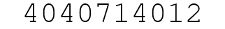 Number 4040714012.