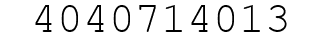 Number 4040714013.