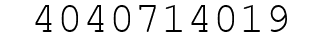Number 4040714019.