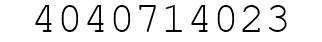 Number 4040714023.