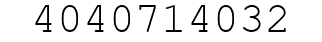 Number 4040714032.