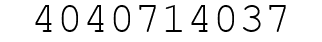 Number 4040714037.