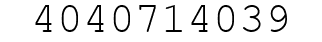 Number 4040714039.