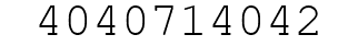 Number 4040714042.