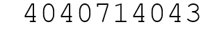 Number 4040714043.