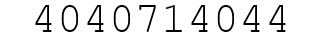 Number 4040714044.