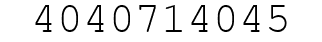 Number 4040714045.