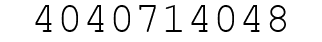 Number 4040714048.