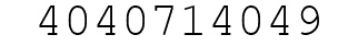 Number 4040714049.