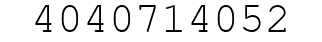 Number 4040714052.