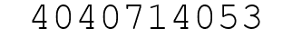Number 4040714053.