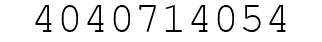 Number 4040714054.