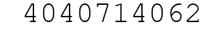 Number 4040714062.