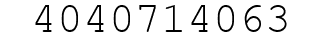 Number 4040714063.