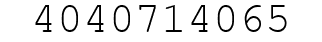 Number 4040714065.