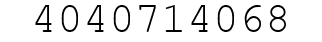 Number 4040714068.