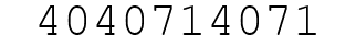 Number 4040714071.