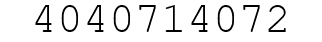 Number 4040714072.