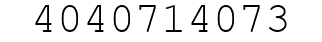 Number 4040714073.