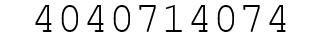 Number 4040714074.