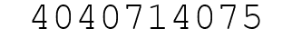 Number 4040714075.