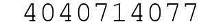 Number 4040714077.