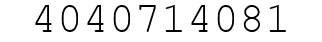 Number 4040714081.