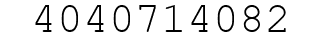 Number 4040714082.
