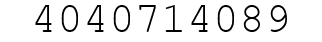 Number 4040714089.